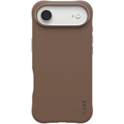 CARE by PanzerGlass Fashionable Coque iPhone Air MagSafe Coque arrière en Silicone - Espresso