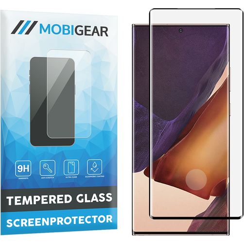 Mobigear Curved Samsung Galaxy Note 20 Ultra Verre trempé Protection d'écran - Compatible coque - Noir