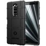 Mobigear Rugged Shield Coque Sony Xperia 1 Coque arrière en TPU Souple Anti-Chocs - Noir