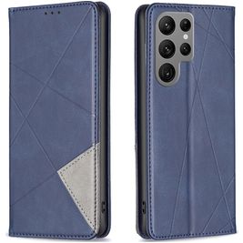 Mobigear Rhombus Slim Housse Samsung Galaxy S24 Ultra Etui - Bleu