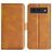 Mobigear Slim Magnet Housse Google Pixel 8a Etui Porte-Monnaie - Cognac