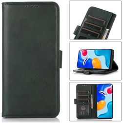 Mobigear Wallet Housse iPhone 15 Pro Max Etui Porte-Monnaie - Vert