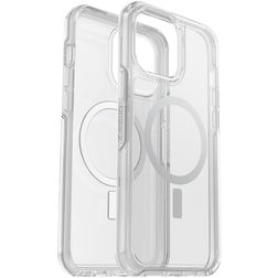 OtterBox Symmetry Plus Coque Transparente iPhone 13 Pro Max MagSafe Coque arrière Rigide Anti-Chocs - Transparent