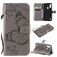 Mobigear Butterfly Housse Motorola Moto E6s (2020) Etui Porte-Monnaie - Gris