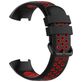 Mobigear Sport Plus Buckle Bracelet Silicone Fitbit Charge 3 Fermeture boucle ardillon - Noir / Rouge