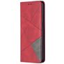 Mobigear Rhombus Slim Housse OPPO Reno 4 Etui - Rouge