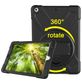 Mobigear SureGrip XGuard Coque iPad 6 (2018) Coque Arrière Rigide Antichoc + Support Amovible - Noir