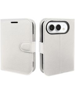 Mobigear Classic iPhone Duo Étui Portefeuille - Blanc