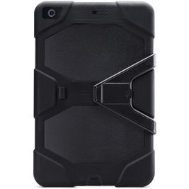 Xccess Survivor Essential Coque iPad 7 (2019) Coque arrière en Plastique rigide,Silicone + Support Amovible - Noir