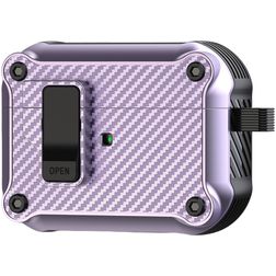 Mobigear Racing Clip Coque rigide pour Apple AirPods Pro 1 - Violet