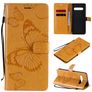 Mobigear Butterfly Housse LG V60 ThinQ Etui Porte-Monnaie - Cognac