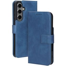 Mobiparts Classic Wallet Housse Samsung Galaxy S24 FE Etui Porte-Monnaie - Bleu