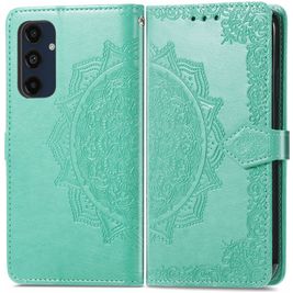 Mobigear Mandala Housse Samsung Galaxy A16 Etui Porte-Monnaie - Vert