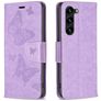 Mobigear Butterfly Housse Samsung Galaxy S24 Plus Etui Porte-Monnaie - Violet