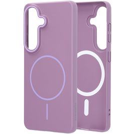 Mobiparts Slim Line Coque Samsung Galaxy S26 MagSafe Coque arrière Rigide - Imperial Purple
