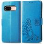 Mobigear Clover Google Pixel 8a Étui Portefeuille - Bleu