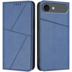 Mobigear Frosted Flip Housse iPhone Air Etui Porte-Monnaie - Bleu