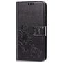 Mobigear Clover Housse Huawei P40 Etui Porte-Monnaie - Noir