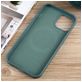 Mobigear Rubber Touch Coque iPhone 15 Plus MagSafe Coque arrière en Silicone - Vert