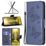Mobigear Butterfly Housse Nokia G21 Etui Porte-Monnaie - Dark Blue