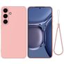 Mobigear Rubber Touch Samsung Galaxy S25 FE Silicone Coque arrière - Rose