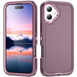 Mobigear Rugged Coque iPhone 17 Coque arrière Rigide Anti-Chocs - Violet