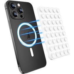 Mobigear Snap Stick MagSafe Support de téléphone à ventouse - Blanc Universel