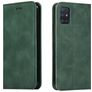 Mobigear Retro Slim Housse Samsung Galaxy A71 Etui Porte-Monnaie - Vert