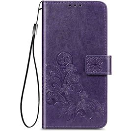 Mobigear Clover Housse Samsung Galaxy A32 4G Etui Porte-Monnaie - Violet
