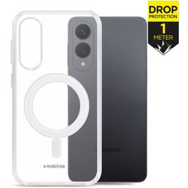 Mobilize Naked Protection Coque Transparente Samsung Galaxy S25 Edge MagSafe Coque arrière Rigide Anti-Chocs - Transparent