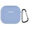 Mobigear Colors Coque Apple AirPods 4 Coque en Silicone Souple - Bleu