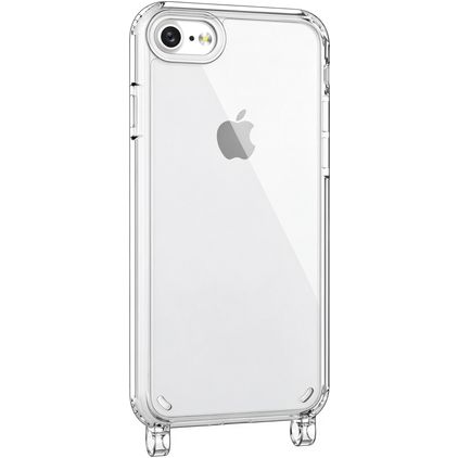 Mobigear Mix & Match Transparent iPhone 7 TPU souple Coque avec cordon - Transparent