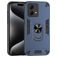 Mobigear Armor Ring Coque Motorola Moto G84 Coque arrière Rigide Anti-Chocs avec Anneau-Support - Bleu