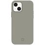 Valenta Snap Luxe Coque iPhone 13 Coque arrière en Cuir Véritable - Gris