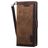 Mobigear Two Tone Housse Huawei P40 Etui Porte-Monnaie - Marron