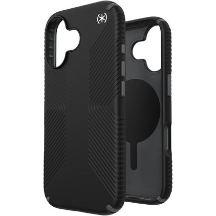 Speck Presidio2 Grip Coque iPhone 17 MagSafe Coque arrière Rigide Anti-Chocs - Noir