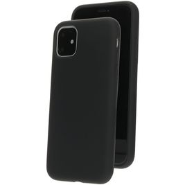 Mobiparts Coque iPhone 11 Coque arrière en Silicone - Noir