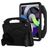 Mobigear Thumbs Up Coque iPad 11 (2025) Coque de tablette pour enfants avec Poignée Enfants en EVA - Noir