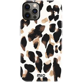 MIO Coque iPhone 12 MagSafe Coque arrière Rigide - Leopard
