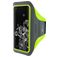 Mobiparts Comfort Fit Brassard Téléphone Samsung Galaxy S20 Ultra Brassard Coque de Sport en Neoprène - Neon Green