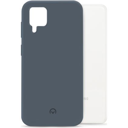 Mobilize Rubber Gelly Coque Samsung Galaxy M12 Coque arrière en TPU Souple - Matt Blue
