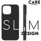 CARE by PanzerGlass Fashionable Coque iPhone 16 Pro Max MagSafe Coque arrière en Silicone - Noir