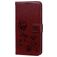 Mobigear Roses Housse Samsung Galaxy A10 Etui Porte-Monnaie - Marron