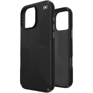 Speck Presidio2 Grip Coque iPhone 16 Pro Max Coque arrière Rigide Anti-Chocs - Noir