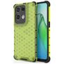 Mobigear Honeycomb Coque OPPO Reno 8 Pro 5G Coque arrière Rigide Anti-Chocs - Vert