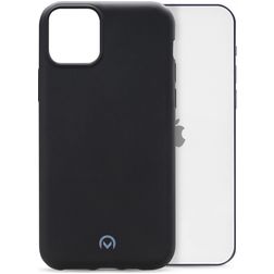 Mobilize Rubber Gelly Coque iPhone 12 Pro Coque arrière en TPU Souple - Matt Black