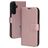 Mobiparts Classic Wallet Samsung Galaxy A55 Étui Portefeuille - Rose