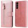 Mobigear Zipper Housse Samsung Galaxy S23 Etui Porte-Monnaie - Rose doré