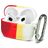Mobigear Colors Coque Apple AirPods 3 Coque en Silicone Souple - Blanc / Rouge / Jaune