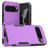 Mobigear Heavy Armor Coque Google Pixel 9 Pro XL Coque arrière Rigide Anti-Chocs - Violet